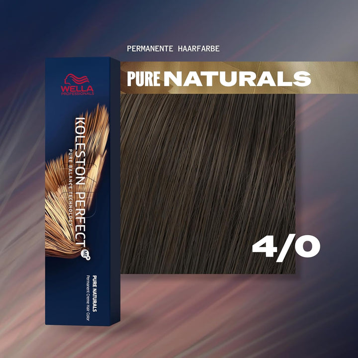 2x Wella Koleston Perfect ME+ 4/0 Mittelbraun 60 ml