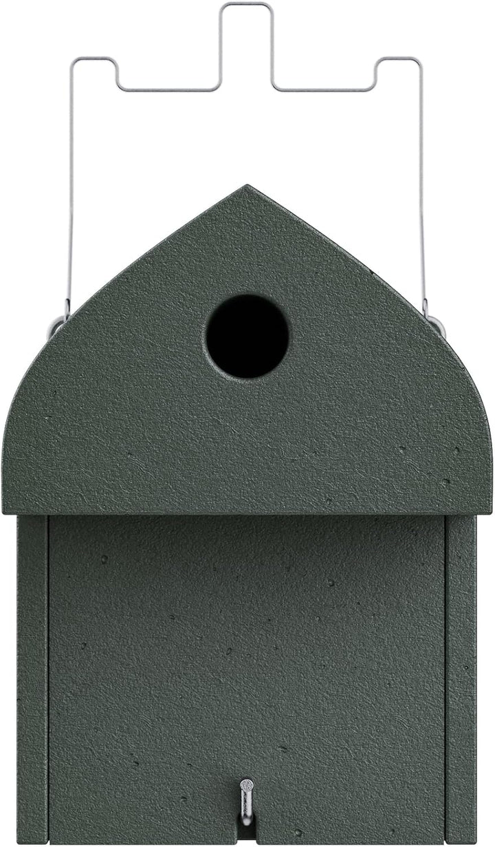 Nistkasten Holzbeton für Trauerschnäpper | Brutkasten für Vögel Wetterfest | Vogelhäuser für drausse
