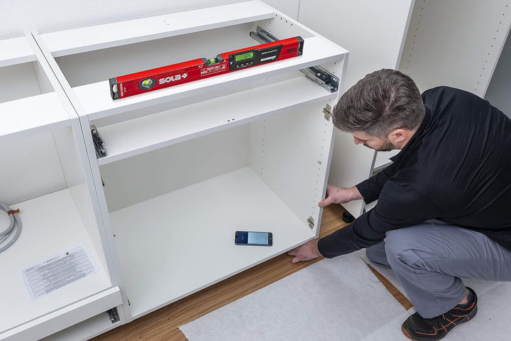 SOLA - RED 60 laser digital - digitale Laser-Wasserwaage mit Bluetooth - Wasserwaage digital mit LCD
