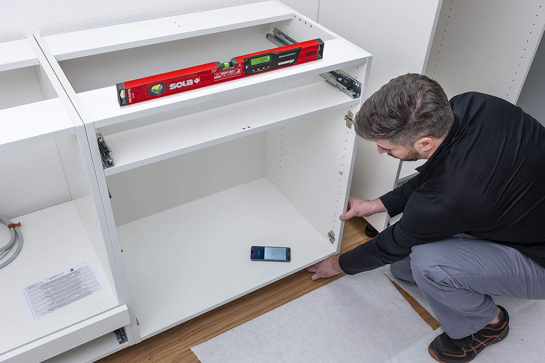 SOLA - RED 60 laser digital - digitale Laser-Wasserwaage mit Bluetooth - Wasserwaage digital mit LCD