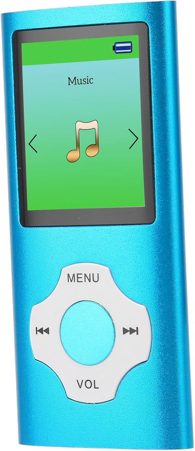 MP3-Player mit 1,8-Zoll-LCD-Bildschirm, Tragbarer Musik-MP3-Player, Unterstützt, UKW-Radio, E-Book,