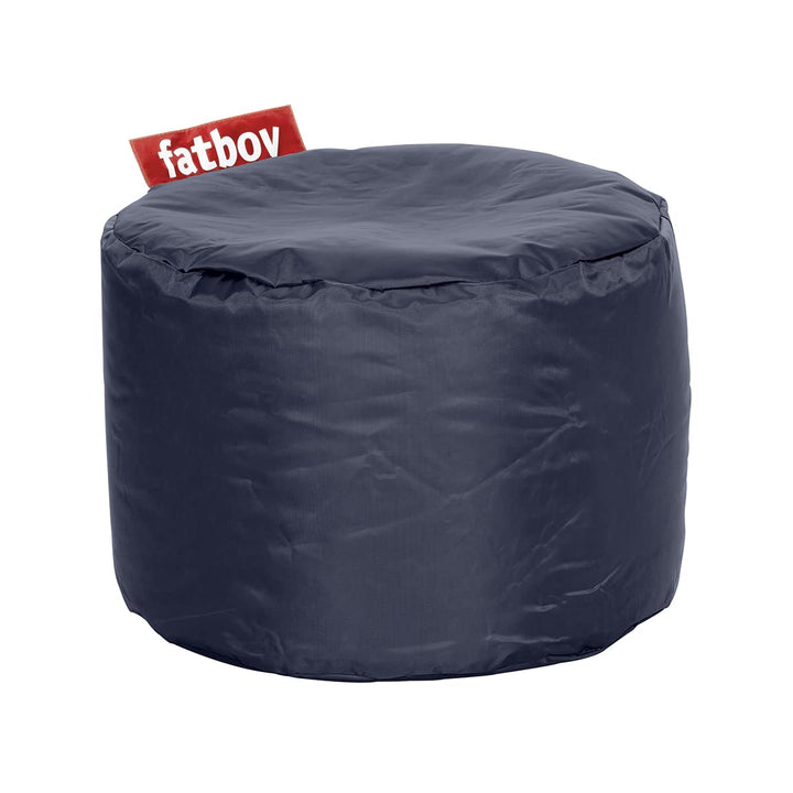 Fatboy® Point Hocker Nylon Blau | Runder Sitzhocker | Trendiger Poef/Fussbank/Beistelltisch | 35 x ø