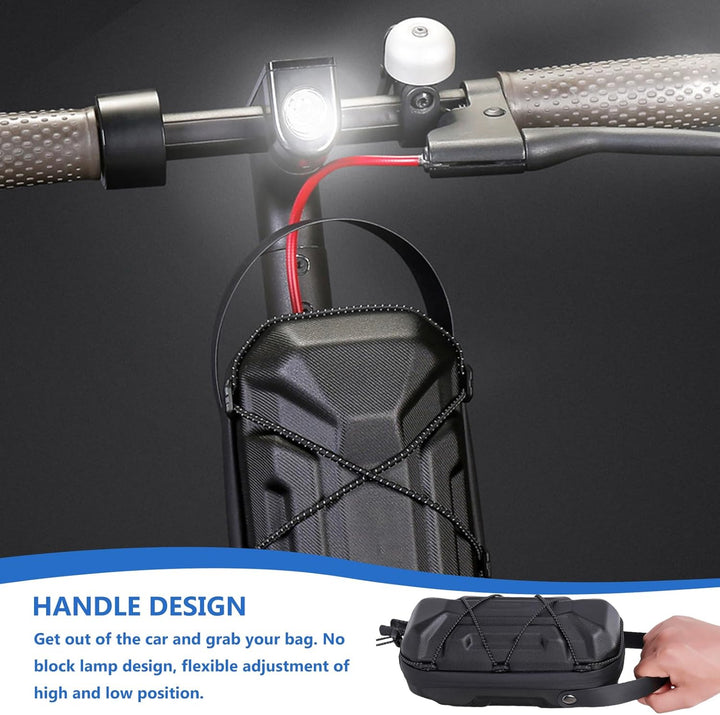 2L E Scooter Tasche Wasserdicht: Tragbare Scooter Lenkertasche, Lenkertasche mit Wechselbaren Elasti