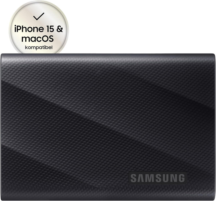Samsung Portable SSD T9, 4 TB, 2.000 MB/s Lesen, 2.000 MB/s Schreiben, USB 3.2 Gen.2x2, Externe Fest