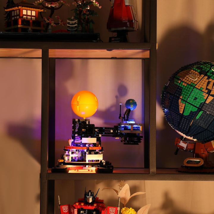 BRIKSMAX Led Licht für Lego Planeta Tierra y Luna en Órbita 42179 - Compatible with Lego Technic Bau
