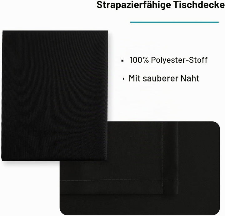 Hiasan Glatt Tischdecke Fleckenabweisend Tischtuch mit Lotuseffekt Leicht Wasserabweisend Tischwäsch