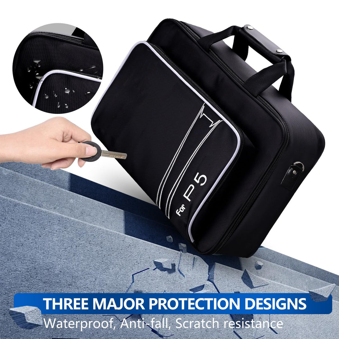 G-STORY Tragetasche für die Reise, kompatibel mit PS5 Slim, schützende Reisetasche für PlayStation 5