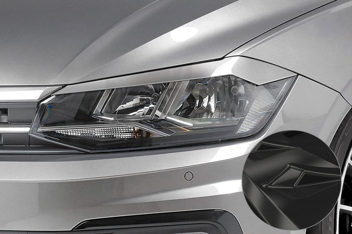 CSR-Automotive Scheinwerferblenden Kompatibel mit/Ersatz für VW Polo VI (Typ AW) SB287-G