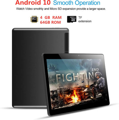 Deca Core Tablet 25,4 cm (10 Zoll) Android 10 OS, 4G LTE Dual SIM, 4 GB RAM, 64 GB Speicher, WLAN, B
