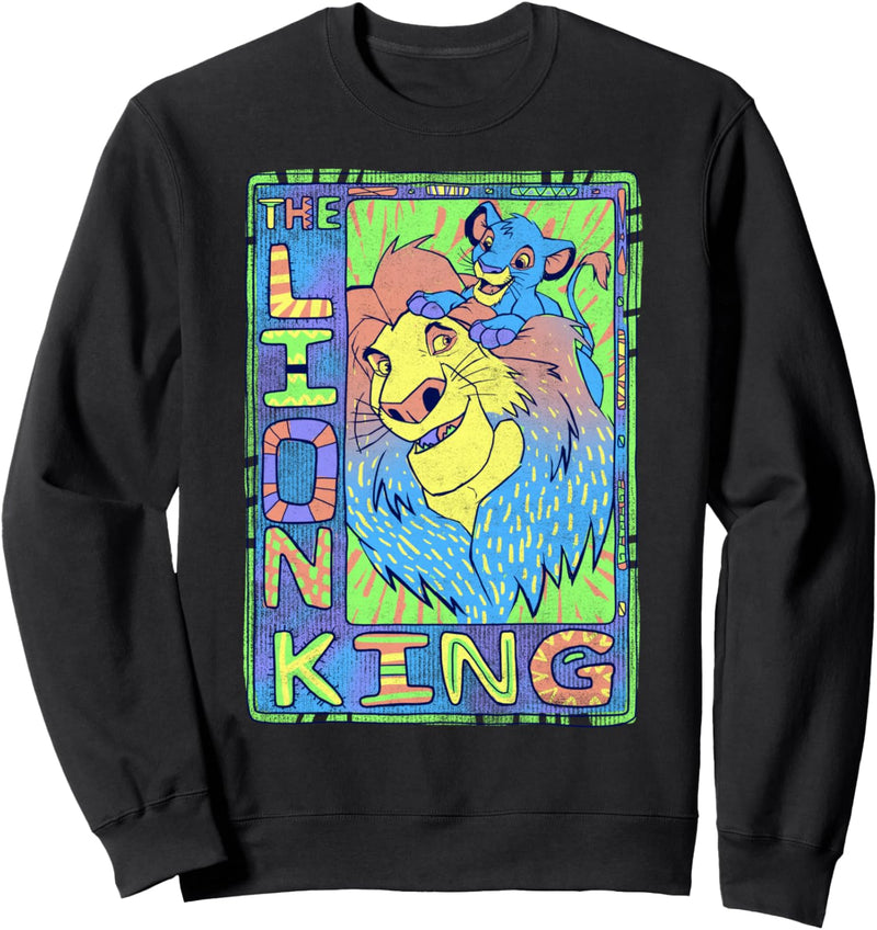 Disney The Lion King Simba And Mufasa Bright Poster Sweatshirt