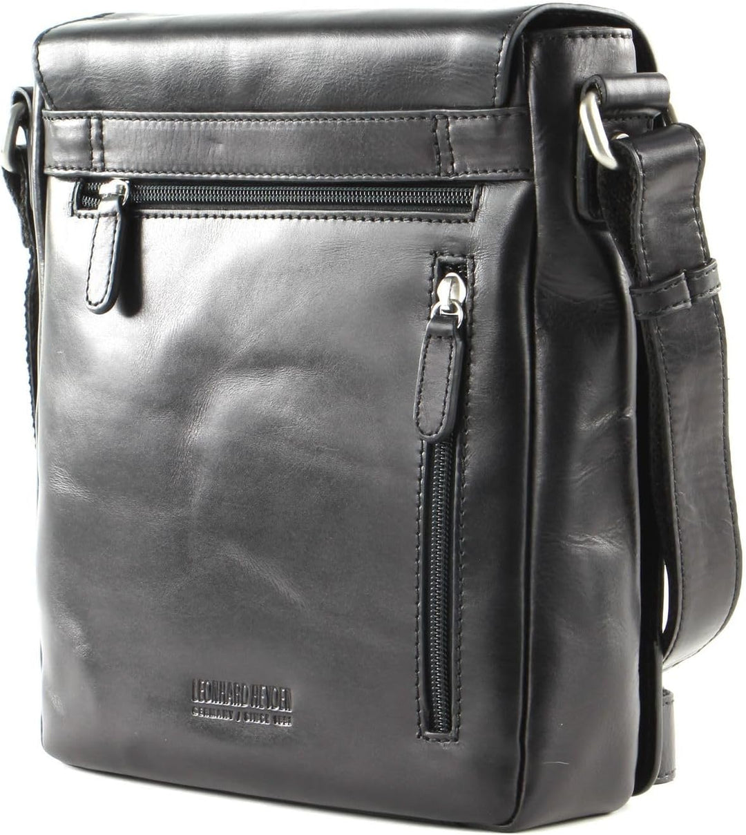 Leonhard Heyden Cambridge Umhängetasche 26 cm Schwarz, Schwarz
