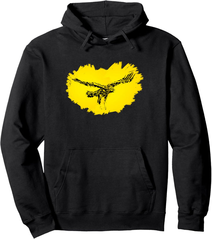 Adler Motiv Raubvogel Pullover Hoodie