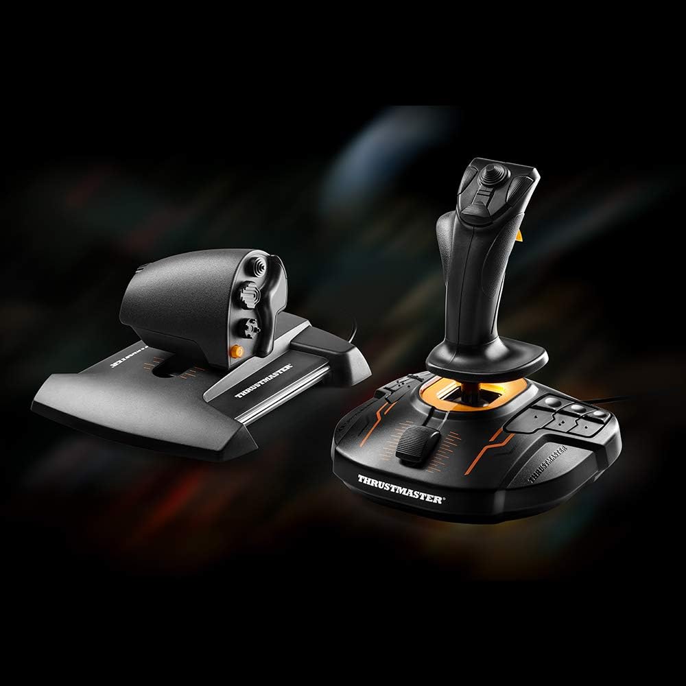 Thrustmaster T16000M FCS Hotas - Präzisions-Joystick und Schubregler für PC - Ideal für Flugsimulati
