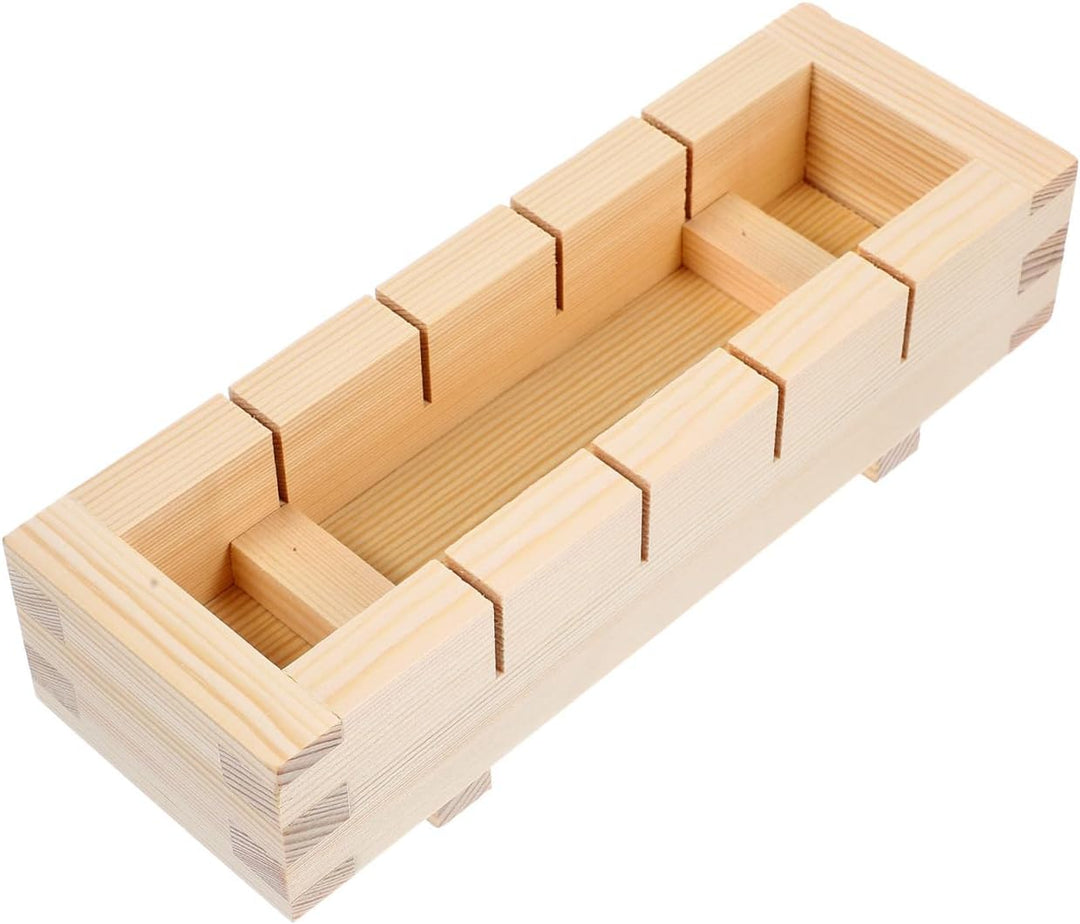 Sushi- Reis- Presseform Press Sushi Mold Box Japanisch Sushi Maker Wooden rechteckig Oshizushi Mold