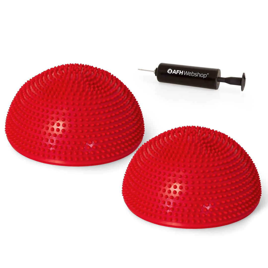 2er-SET | TheraPIE Sensorik XXL Balance Igel | Grosser Gymnastik Igel | Igelball | Ø ca. 34 cm | INK