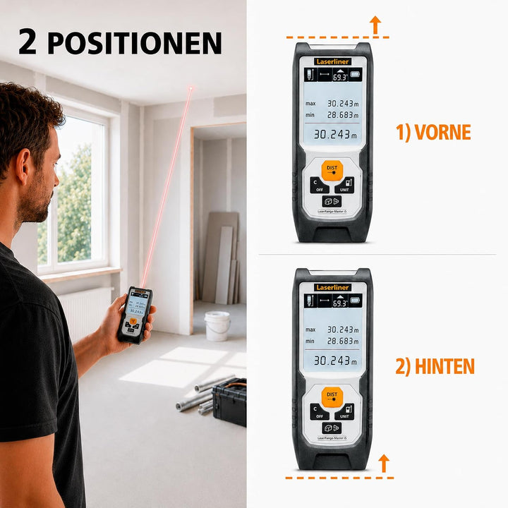 Laserliner Laser Entfernungsmesser LaserRange-Master i5, LaserRange-Master i5