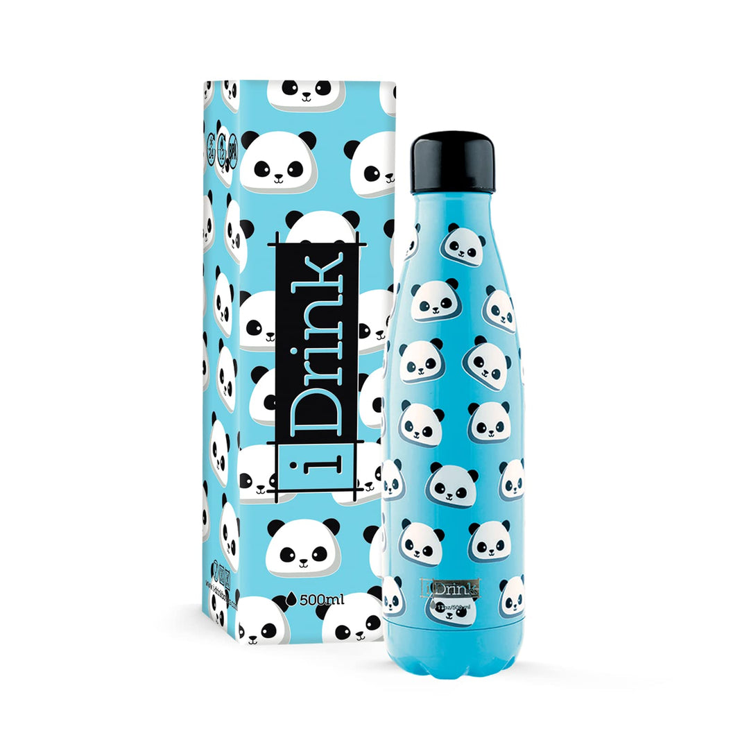 IDRINK - Revolutionäre Kids Thermosflasche, 2 Wände, Edelstahlflasche, Fassungsvermögen 350 ml Kids