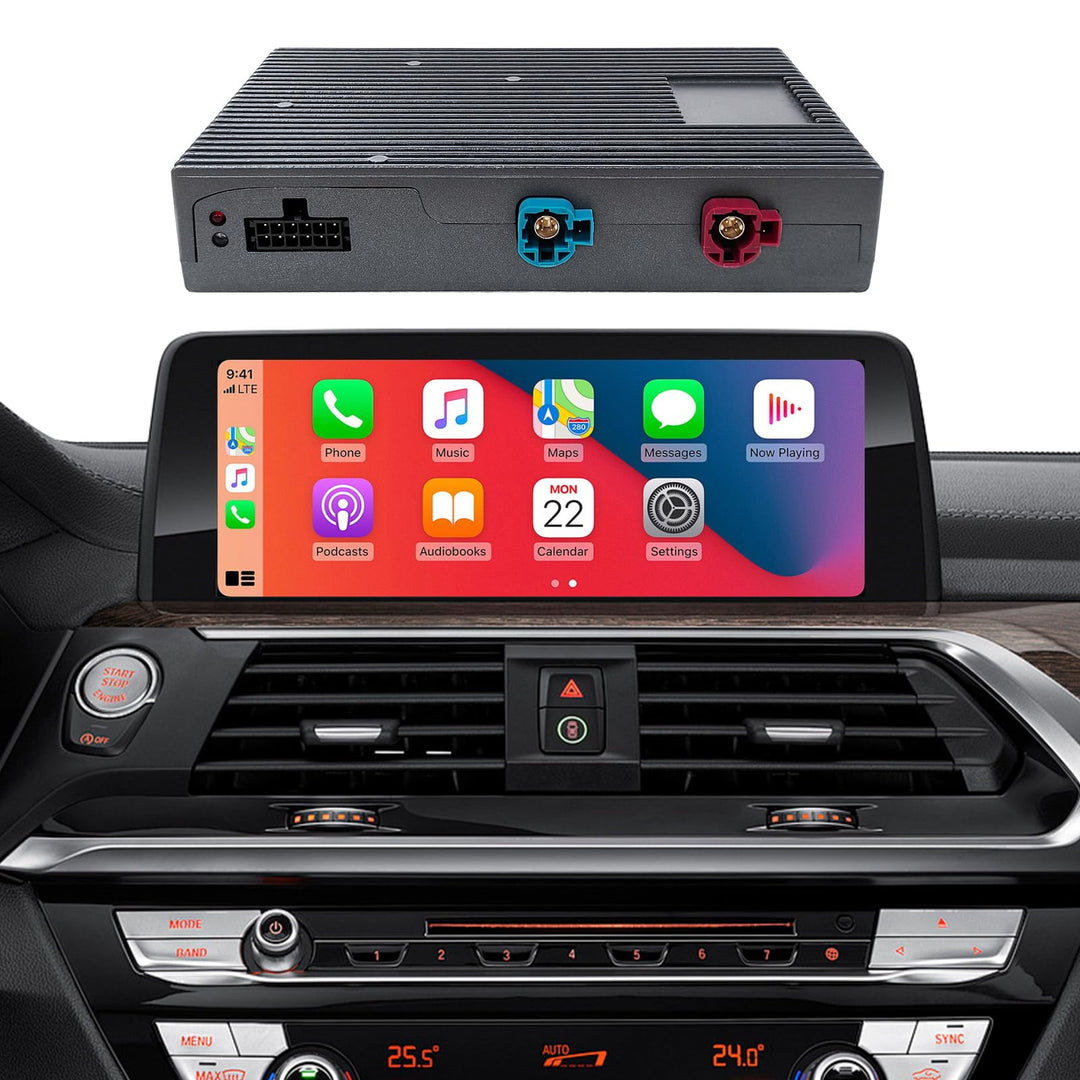 EZoneTronics Wireless CarPlay & Android Auto Retrofit Kit Decoder Box für BMW mit EVO MGU ID5 ID6 ID