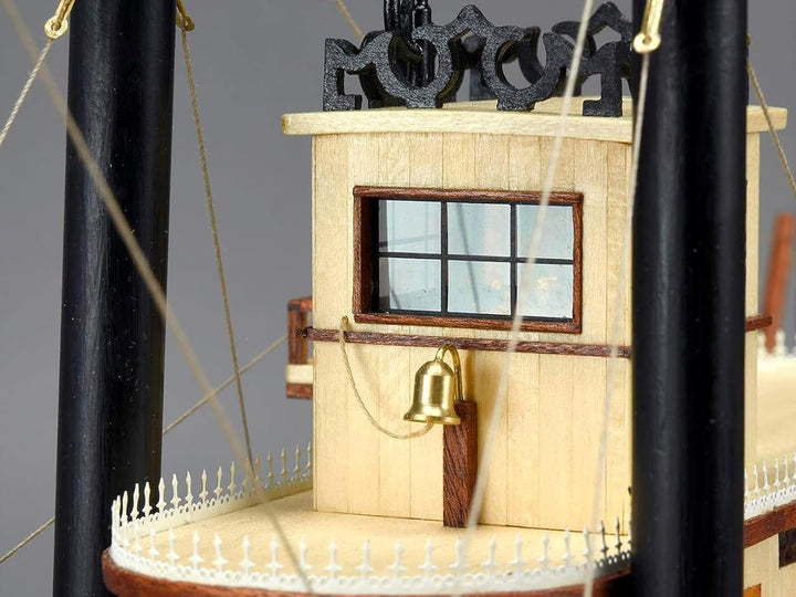 Artesania Latina 20515. Fahrzeugmodell aus Holz Amerikanische Dampfschiff King of The Mississippi Ma