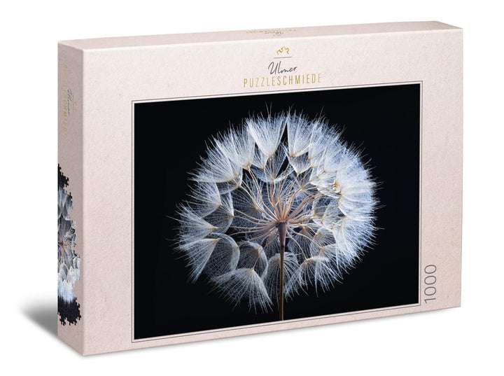 Ulmer Puzzleschmiede - Puzzle „Pusteblume“ - Klassisches 1000 Teile Puzzle Blume - Puzzle Made in Ge