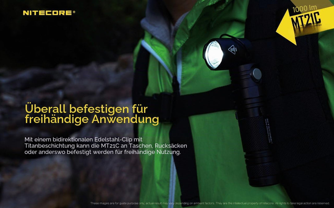 Nitecore Mt21c Taschenlampe, Schwarz, Nicht zutreffend Single, Single