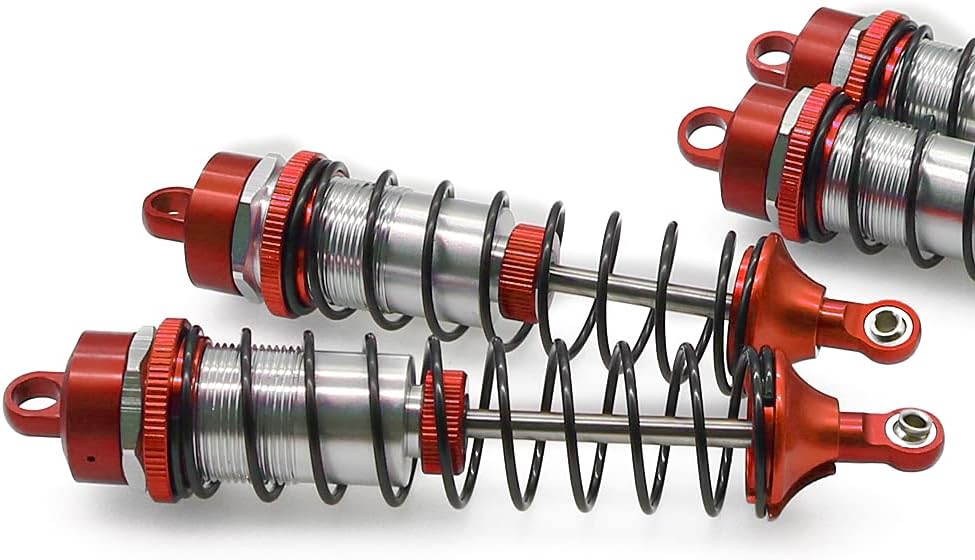 RCAWD RC ARRMA Shock Set Auto Stossdämpfer vorn &amp; hinten montiert Vollmetalldämpfer für Arrma 1/10 G