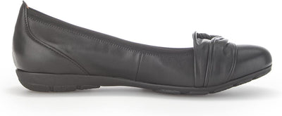 Gabor Damen Klassische Ballerinas, Frauen Flats 36 EU Schwarz 27, 36 EU Schwarz 27