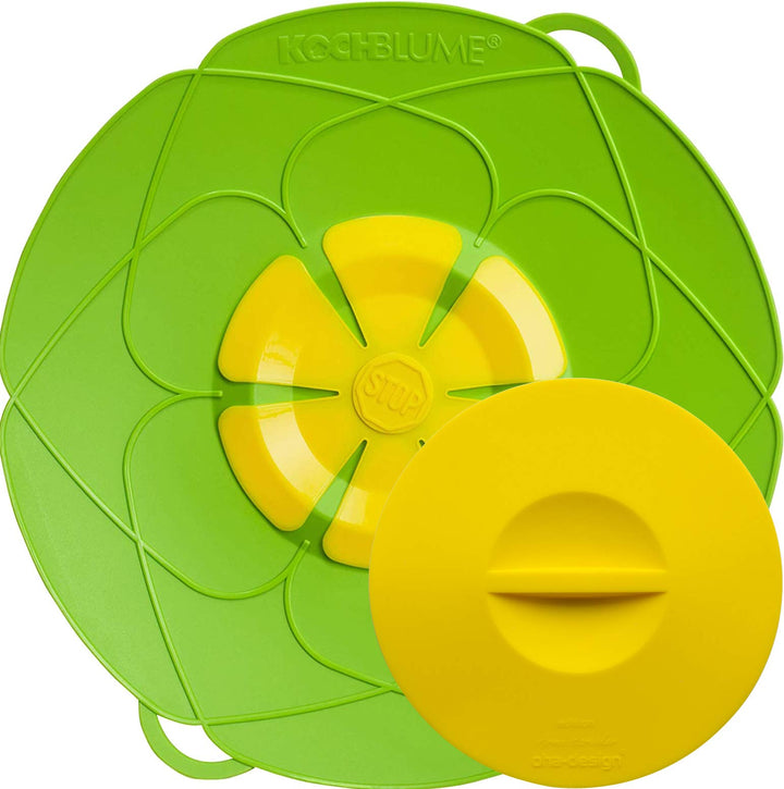 Kochblume - das Original vom Erfinder Armin Harecker L 29 cm Limette, Überkochschutz für Topfgrössen