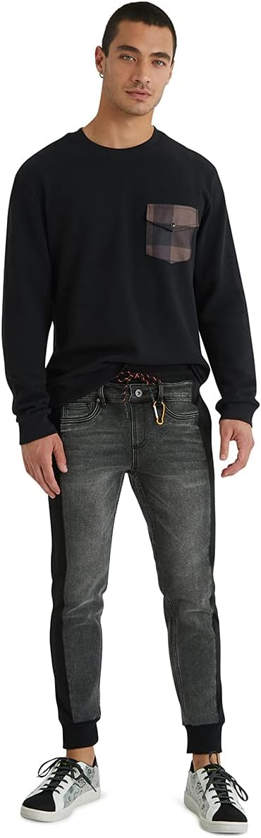 Desigual Herren Denim_filipo Jeans 36 Schwarz, 36 Schwarz