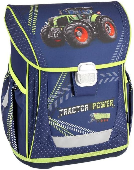 Traktor - Bulldog - Spirit Cool Schulranzen-Set 8tlg. mit Federmappe, Sporttasche, Brotdose und Trin