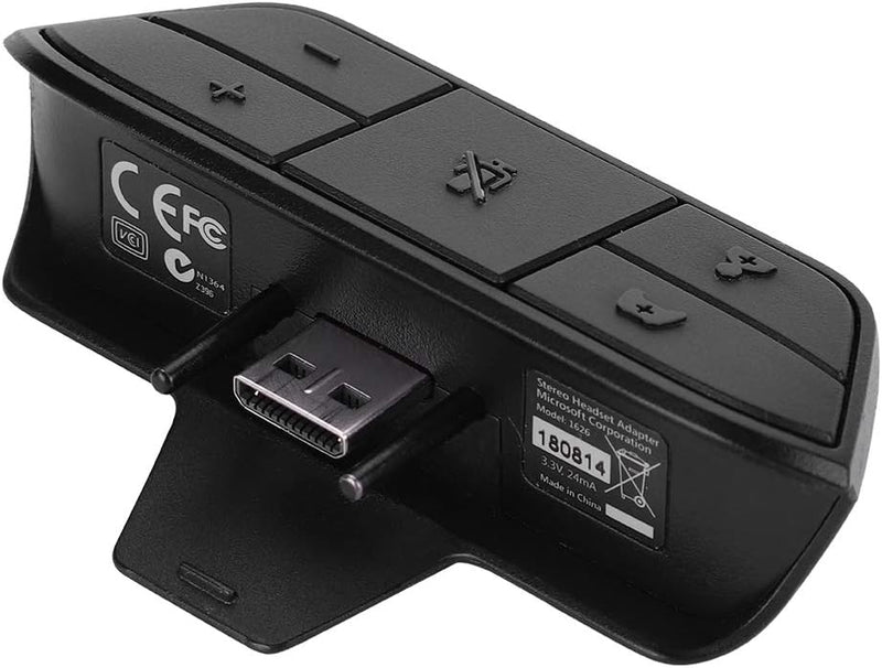 Topiky Headset-Adapter für Xbox One, Stereo-Kopfhörer-Adapter Game Chat-Audio-Adapter für Xbox One-C