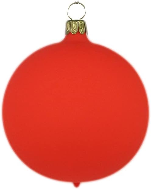 Lichte Thüringer Christbaumschmuck Exclusiv NEON Glaskugeln bunt 8cm Handarbeit Germany 12er Set, Pi