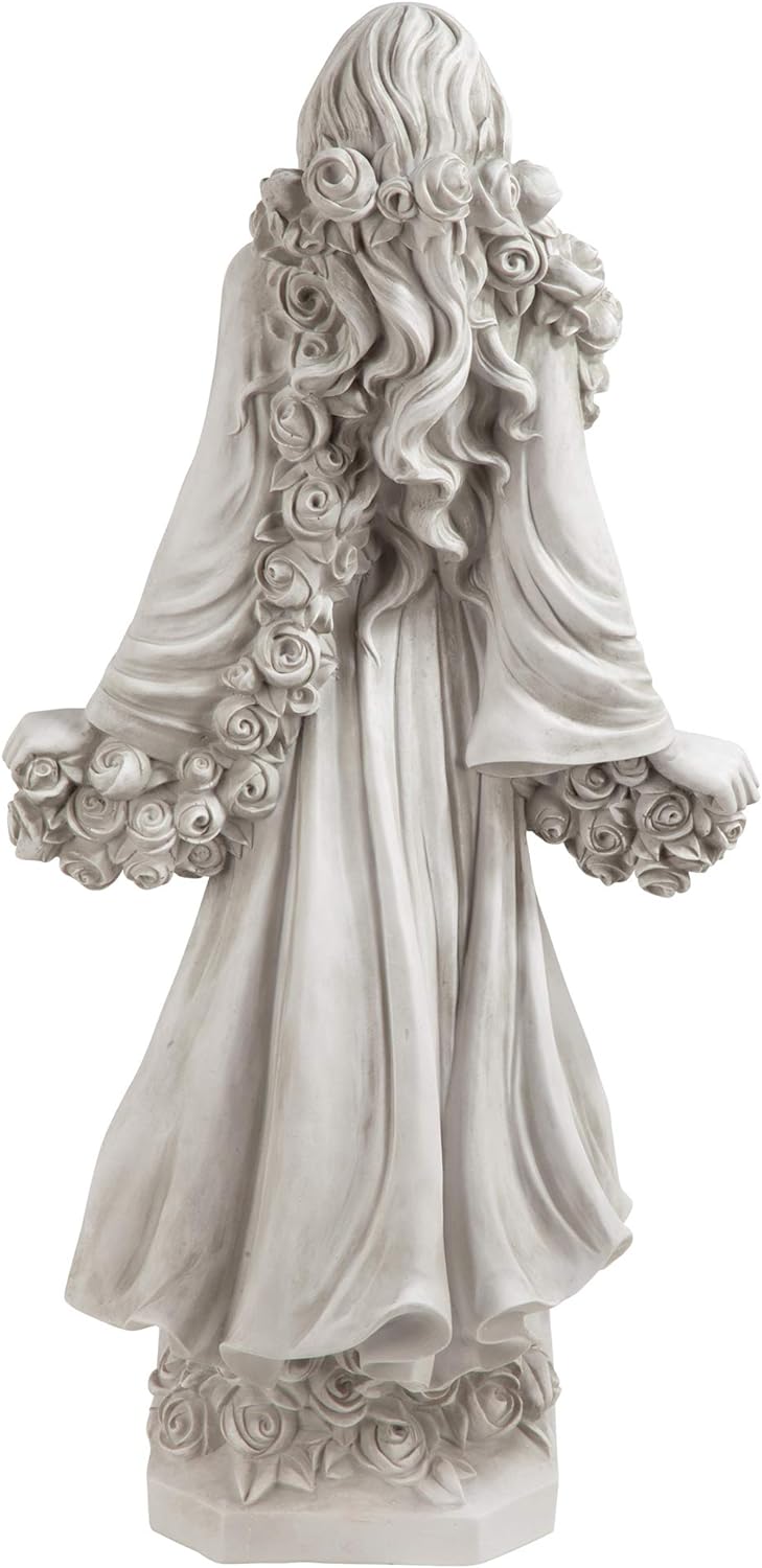 Design Toscano Statue Flora die göttliche Schutzherrin der Gärten, Masse: 37 x 37 x 77.5 cm 9 kg Sin
