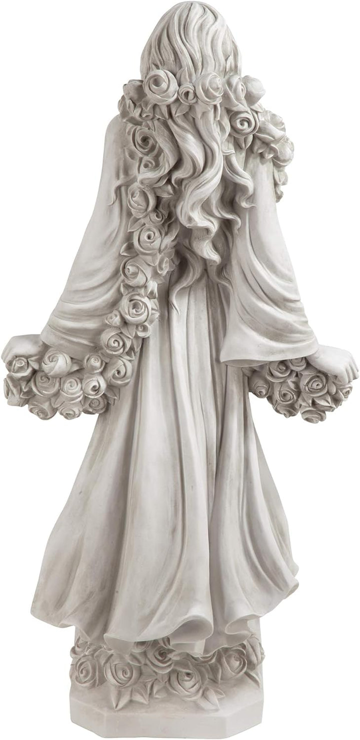 Design Toscano Statue Flora die göttliche Schutzherrin der Gärten, Masse: 37 x 37 x 77.5 cm 9 kg Sin
