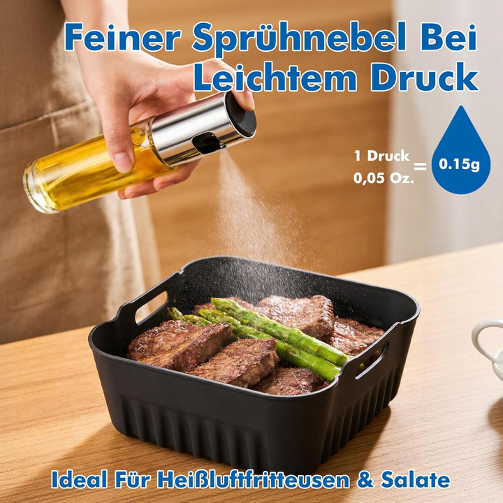 Airfryer Zubehör für Philips Airfryer Dual Basket 3000 Series 5000 Series, NA350/NA352/NA353, 9L, 2