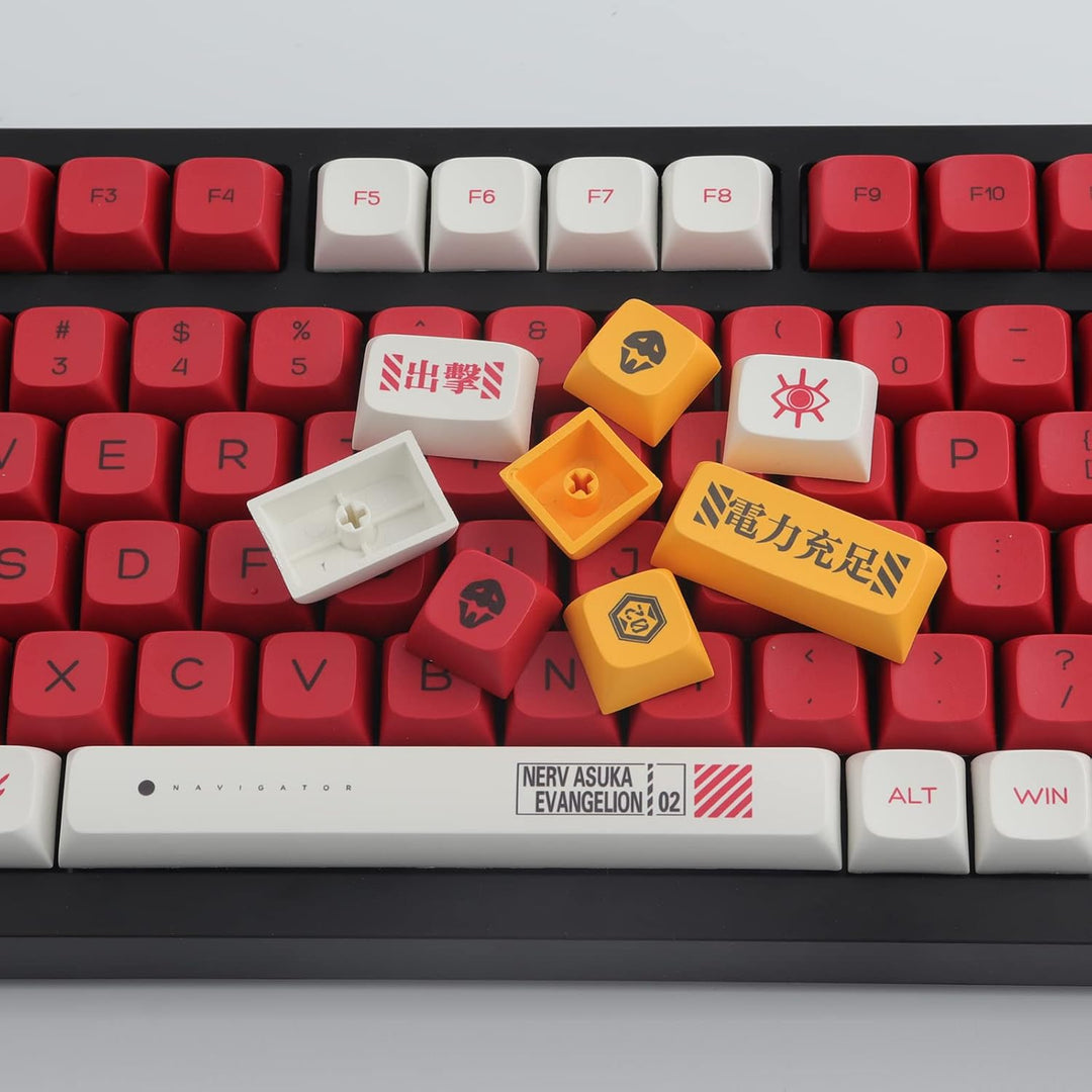 PBT Keycaps 138 Tasten XDA-Profil Dye-Sublimation für ANSI(US) Layout Gateron Kailh Cherry MX Switch