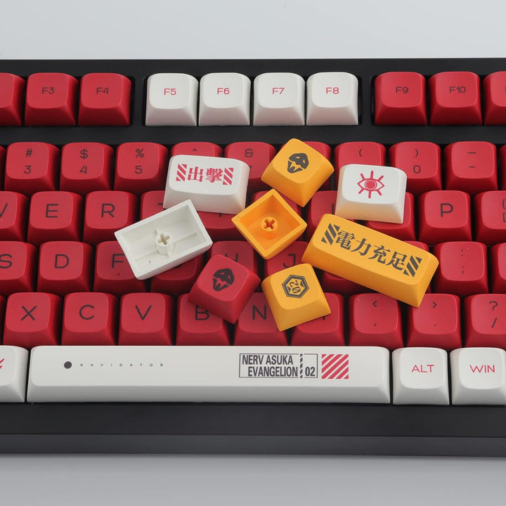 PBT Keycaps 138 Tasten XDA-Profil Dye-Sublimation für ANSI(US) Layout Gateron Kailh Cherry MX Switch