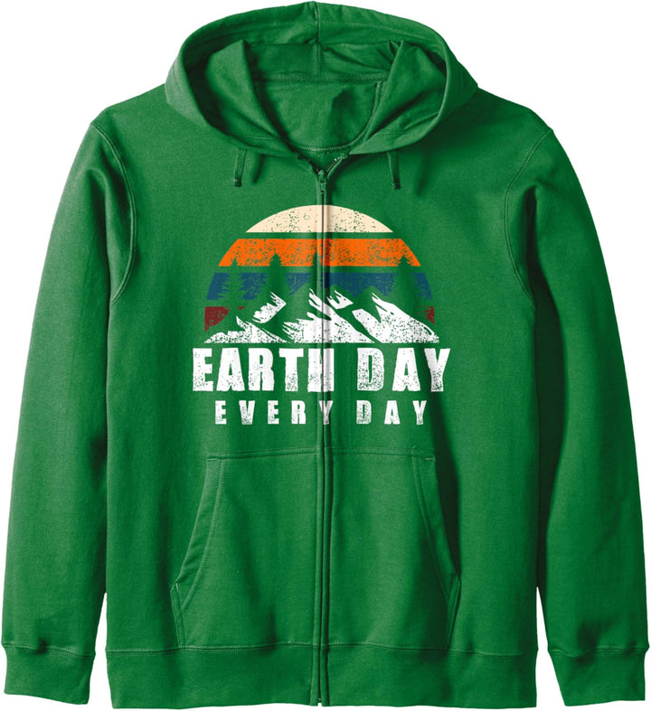 Earth Day Everyday 51. Jahrestag Planet Lehrer oder Kinder Kapuzenjacke