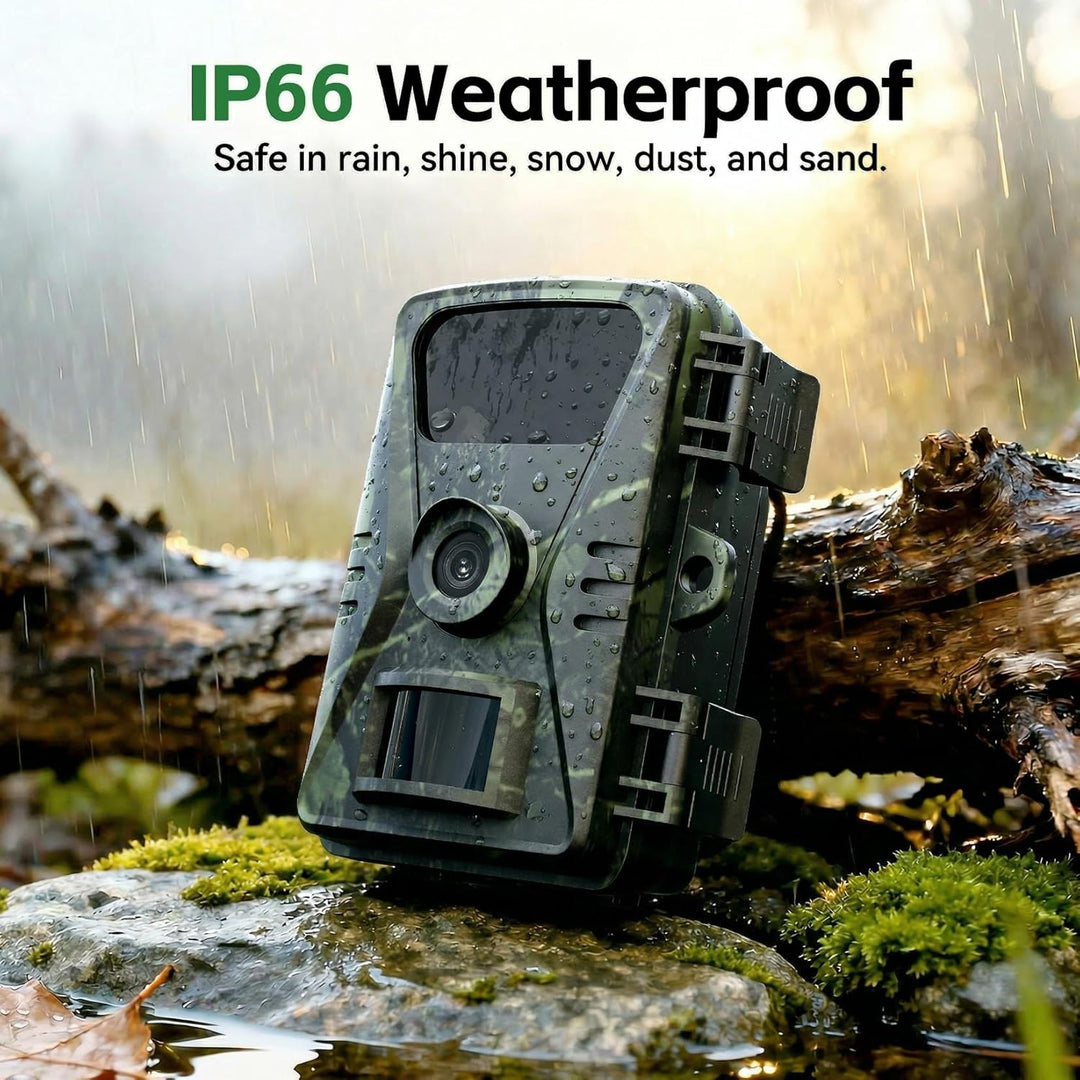 Trail-Kamera, 2026 Neues Upgrade 36MP 2K 0.1S Trigger Motion Activated, Game Camera with Night Visio