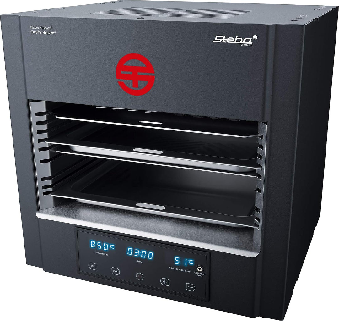 Steba Power ELEKTRO Steakgrill PS E 2600 XL Devil's Heaven | sehr grosser Garraum | stufenlose elekt