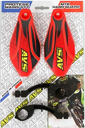 AVS 3770006428593 Handschutz, rot/schwarz, one Size