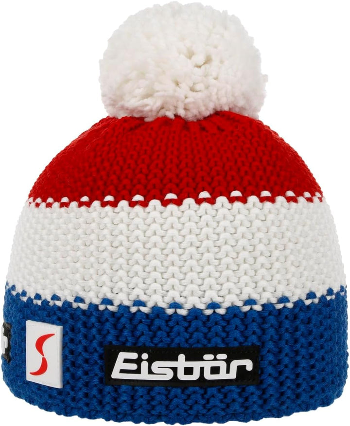 Eisbär Kinder Mütze Star Pompon Fb.FRA