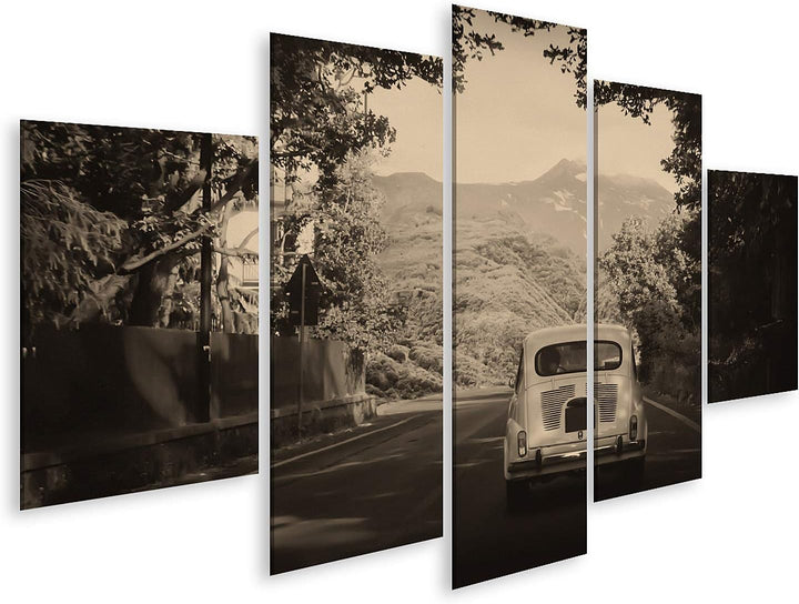 islandburner Bild auf Leinwand Old Fashioned Auto Retro Vintage Bilder Wandbilder Poster Leinwand 17