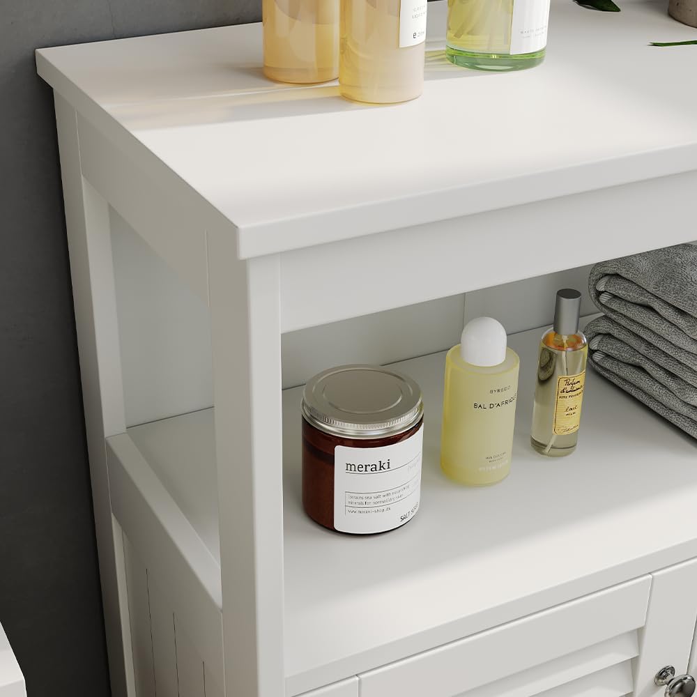 Vicco Midischrank Riad, Weiss, 60 x 80 cm Sideboard, Sideboard