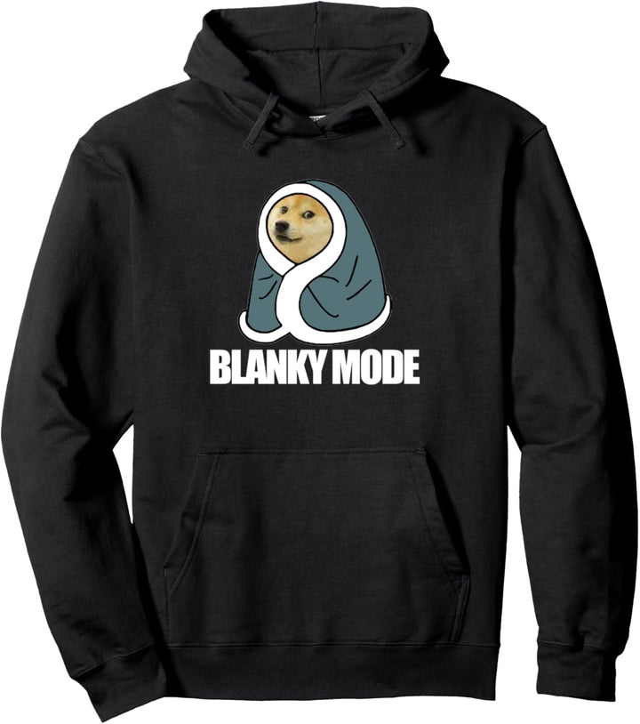 Blanky Mode Doge Meme Blankie Mode Meme Pullover Hoodie