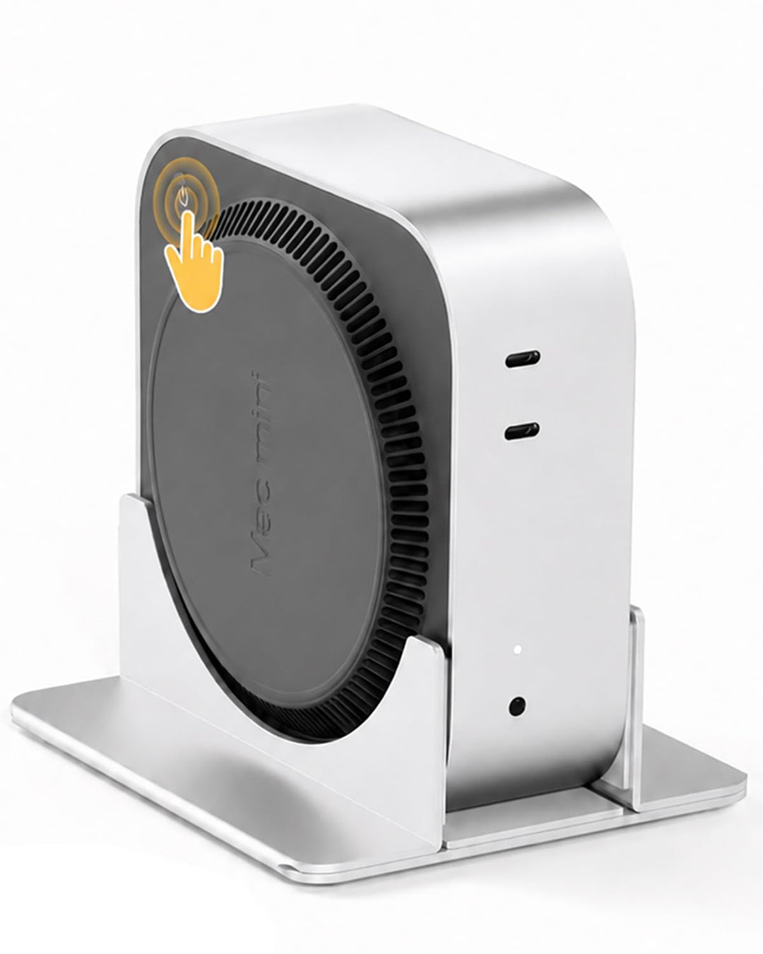 SNANSHI Mac mini M4 Ständer Vertikal, Heavy-Duty Metal Desktop Ständer für 2024 Mac mini M4 M4 Pro,