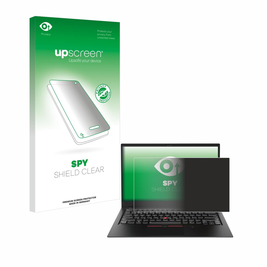 upscreen Anti-Spy Blickschutzfolie kompatibel mit Lenovo ThinkPad X1 Carbon (6. Gen.) Privacy Displa