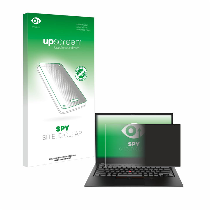 upscreen Anti-Spy Blickschutzfolie kompatibel mit Lenovo ThinkPad X1 Carbon (6. Gen.) Privacy Displa