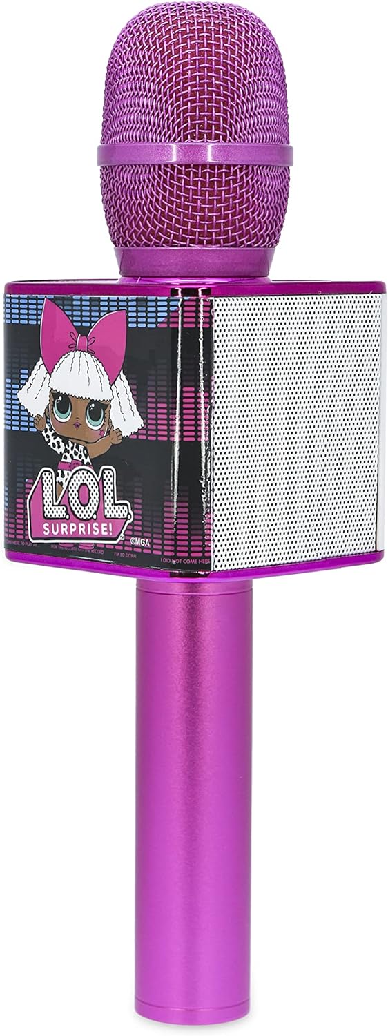 OTL Technologies LOL889 Wireless Karaoke Microphone - LOL Surprise Pink