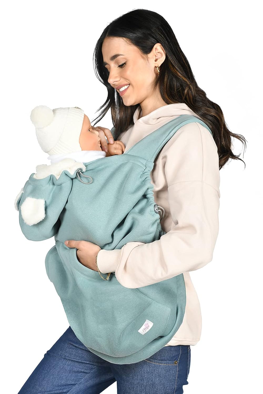 MijaCulture Tragecover, Universal Bezug für alle Babytragen und Tragetücher Baby Carrier Cape 4129 (